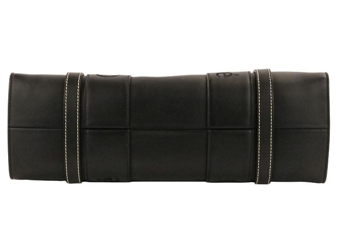 Bolso Tote Chloé Woody Leather Negro - vista 5