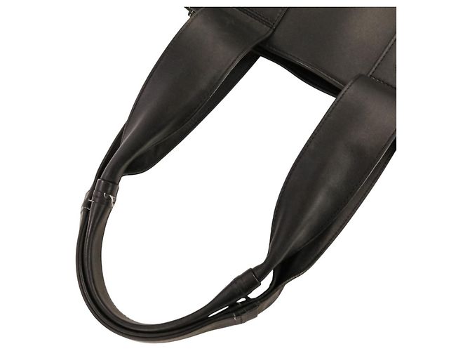 Bolso Tote Chloé Woody Leather Negro - vista 6