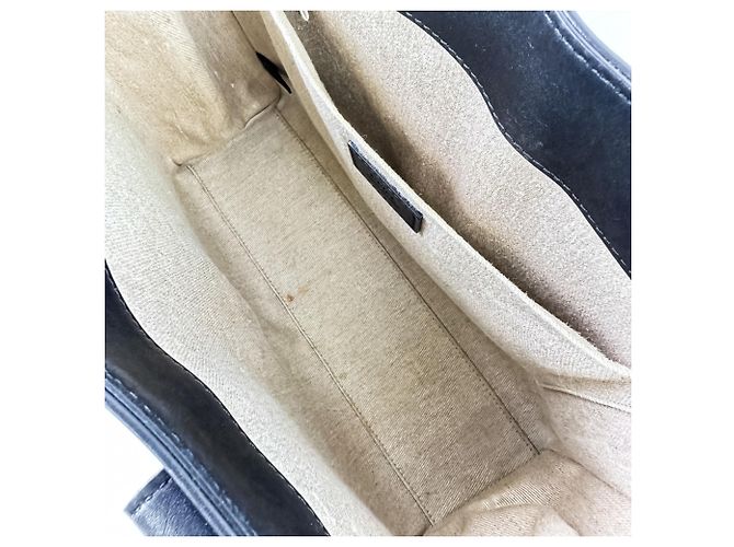 Bolso Tote Chloé Woody Leather Negro - vista 9