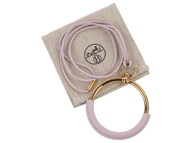 Hermès Hermes Kara Loop Grand Halskette Pink Golden - Ansicht 11