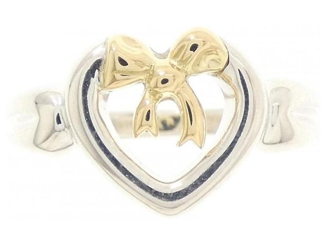 Autre Marque Tiffany & Co. 925 750YG Ringband Silber Golden - Ansicht 2