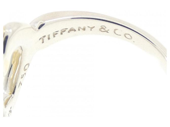 Autre Marque Tiffany & Co. 925 750YG Ringband Silber Golden - Ansicht 4