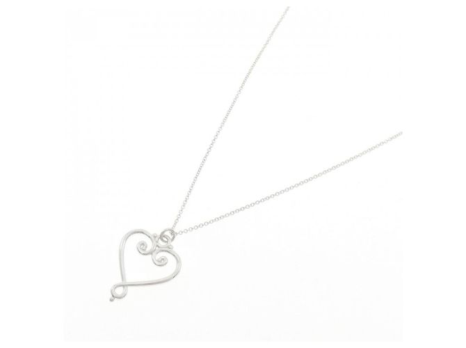 Autre Marque Tiffany Goldoni Herz-Halskette Silber - Ansicht 2