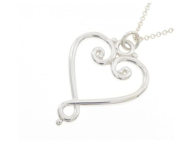 Autre Marque Tiffany Goldoni Herz-Halskette Silber - Ansicht 3