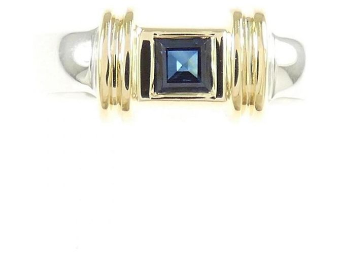 Autre Marque Anillo de zafiro Tiffany & Co. Plata Dorado - vista 2