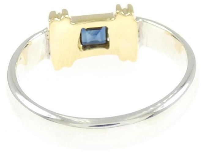 Autre Marque Anillo de zafiro Tiffany & Co. Plata Dorado - vista 3