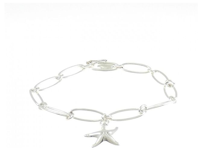 Autre Marque Pulseira de Prata com Pingente de Estrela do Mar Tiffany - vista 3