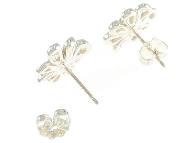 Autre Marque Pendientes de botón Tiffany Daisy Silver Plata - vista 3