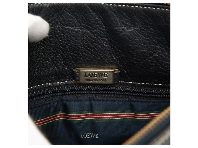 Bolsa Tiracolo Loewe Anagram Azul marinho - vista 5