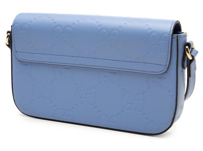 Borsa a tracolla e spalla Gucci GG Supermini - vista 2