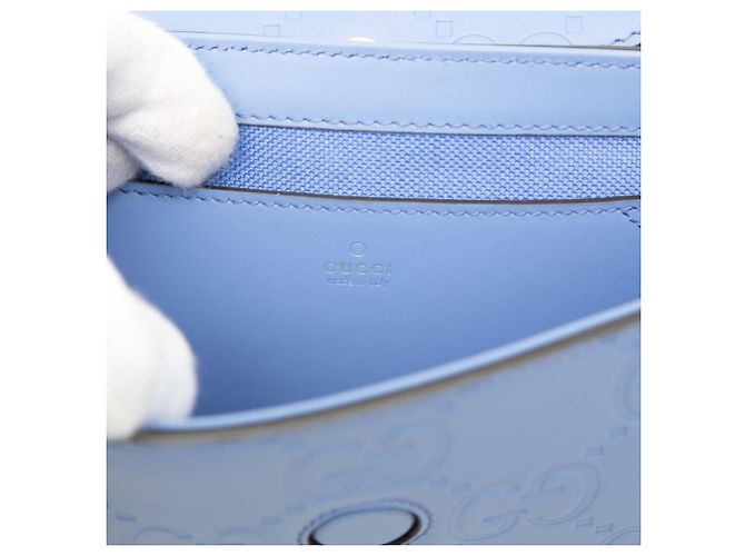 Borsa a tracolla e spalla Gucci GG Supermini - vista 5