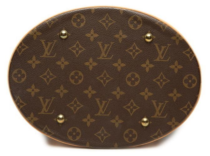 Saco Tote Louis Vuitton Monogram Bucket GM Marrom - vista 3