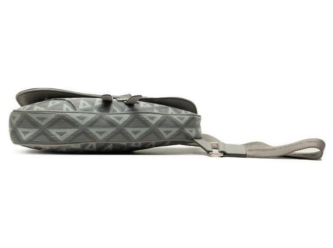 Bolso Saddle de piel gris Christian Dior Castaño - vista 3