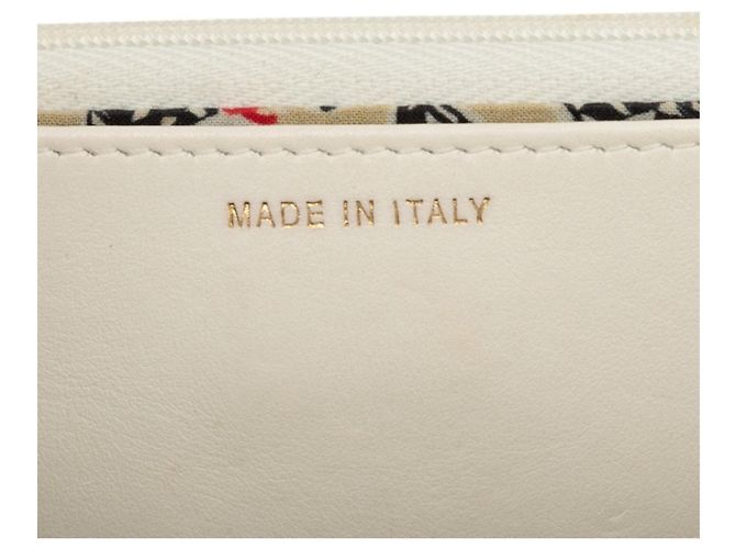 Bolso de hombro Chanel Matelassé Coco Mark con cartera y cadena Blanco - vista 7