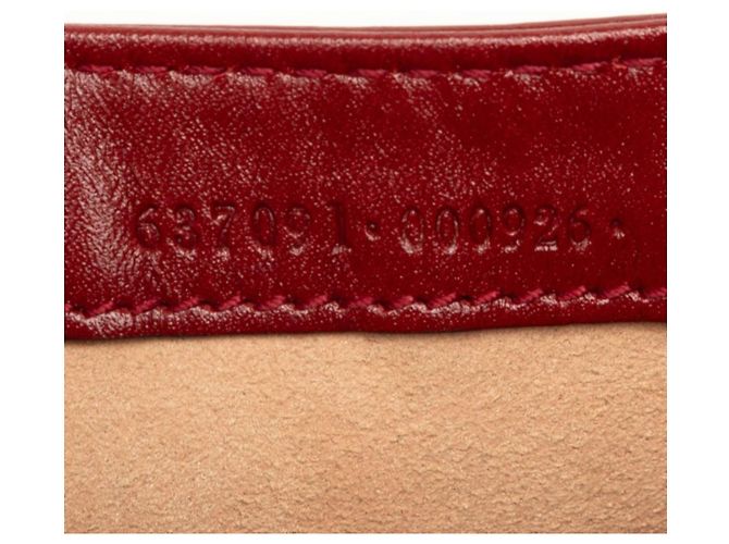 Bolsa Gucci Jackie 1961 Mini Vermelho - vista 6