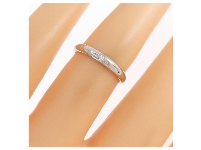 Anello Fascia Cartier Platino 950 - vista 5