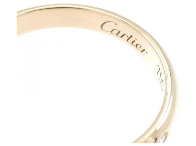 Anello Fascia Cartier Pink Gold D'oro - vista 4