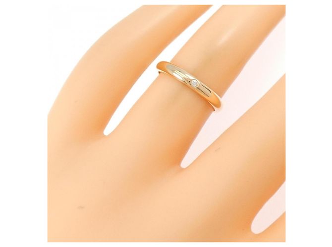 Anello Fascia Cartier Pink Gold D'oro - vista 5