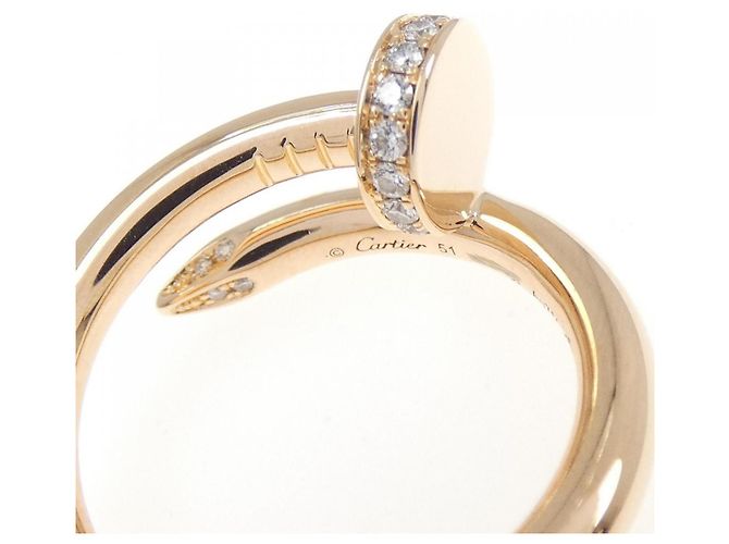 Anel Cartier Juste un Clou Dourado - vista 3