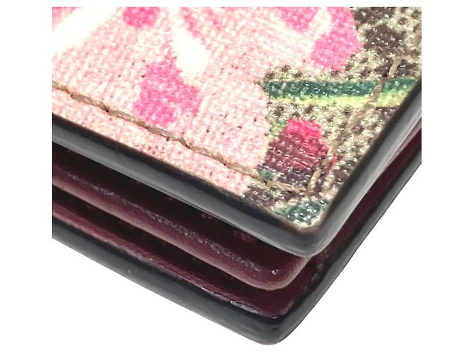 Cartera bi-fold Gucci GG Blooms Castaño Rosa - vista 6