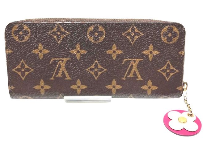 Louis Vuitton Portefeuille Clemence Long Wallet Castaño Rosa - vista 2