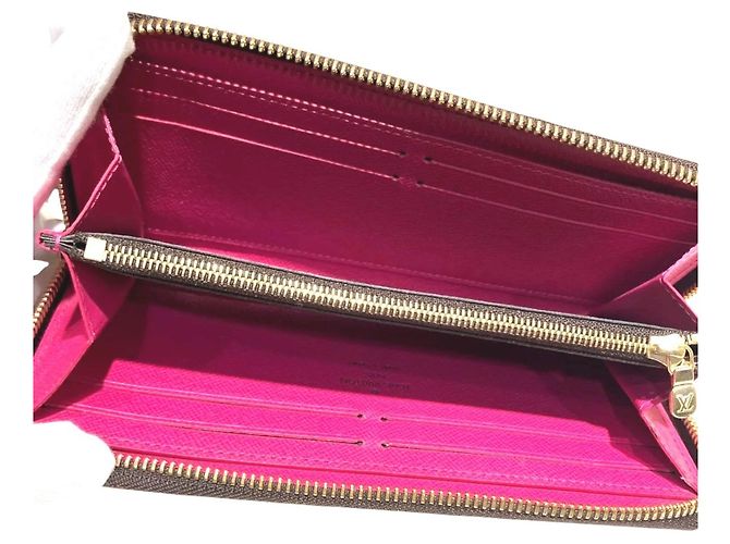 Louis Vuitton Portefeuille Clemence Long Wallet Castaño Rosa - vista 3