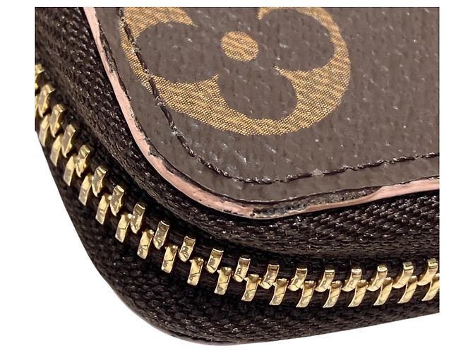 Louis Vuitton Portefeuille Clemence Long Wallet Castaño Rosa - vista 7