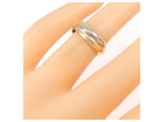 Anillo Cartier Trinity en oro blanco oro amarillo y oro rosa Dorado - vista 5