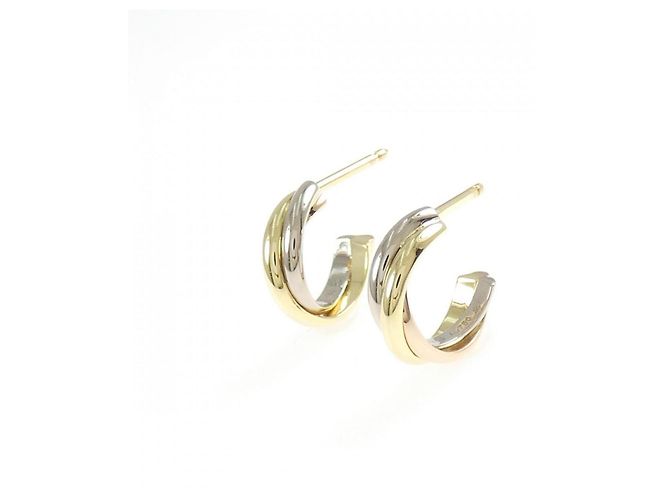 Pendientes Cartier Trinity Small Dorado - vista 2