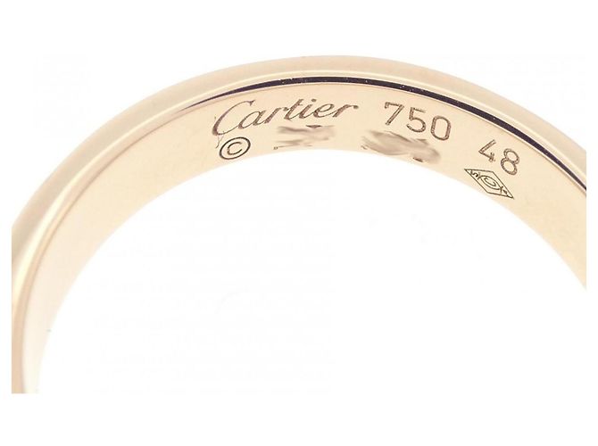 Anillo Cartier Mini Love en oro rosa Dorado - vista 3