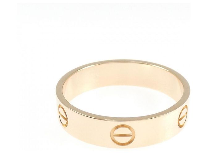 Anillo Cartier Love en oro rosa Dorado - vista 2