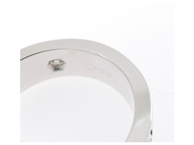 Cartier Love Ring mit halbem Diamantband Golden - Ansicht 3
