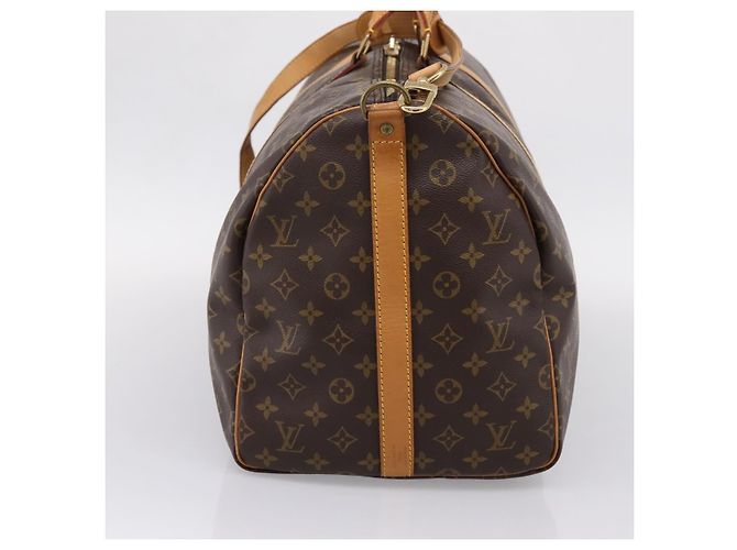 Louis Vuitton Keepall Bandouliere Monogram Canvas 55 Brown - view 3