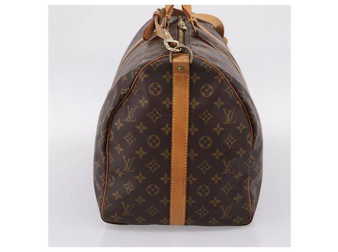 Louis Vuitton Keepall Bandouliere Monogram Canvas 55 Brown - view 4