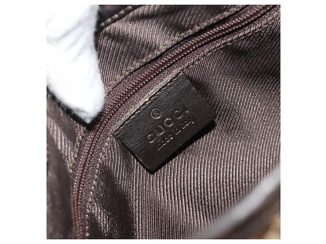 Gucci Web Jackie O Hobo GG Canvas Medium Beige - vue 7