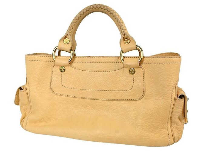 Céline Celine Boogie Calfskin Medium Yellow - view 2