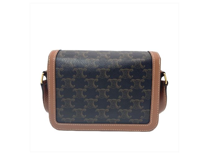Céline Celine Teen Triomphe Schultertasche Braun - Ansicht 2