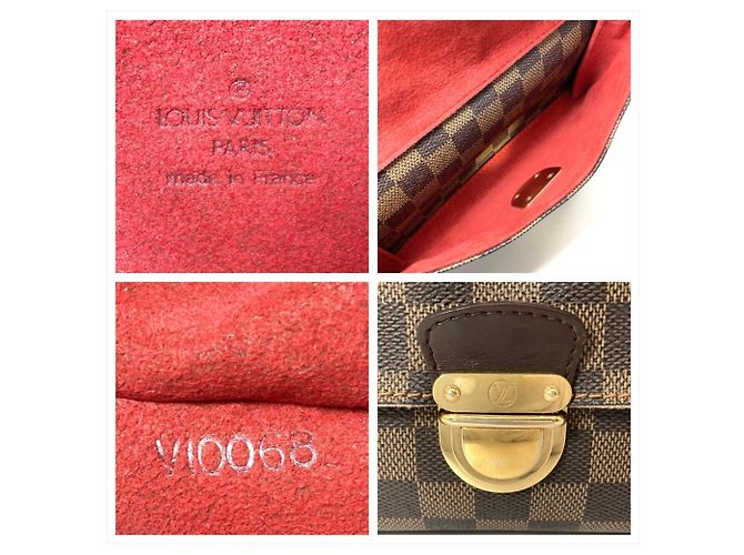 Borsa a tracolla Louis Vuitton Ravello GM Marrone Damier ebene - vista 8