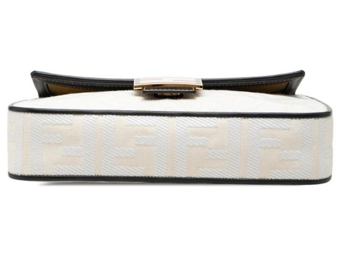 Bolso Fendi Baguette Negro Rosa Blanco - vista 3