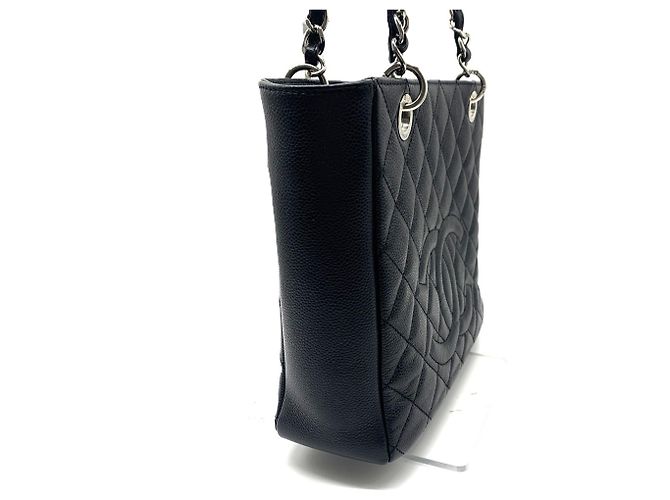 Borsa Tote Chanel Caviar Skin Coco Mark PST - vista 3