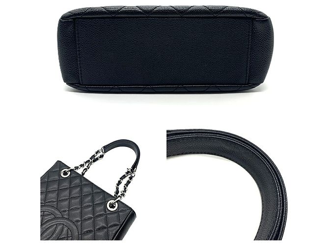 Borsa Tote Chanel Caviar Skin Coco Mark PST - vista 5
