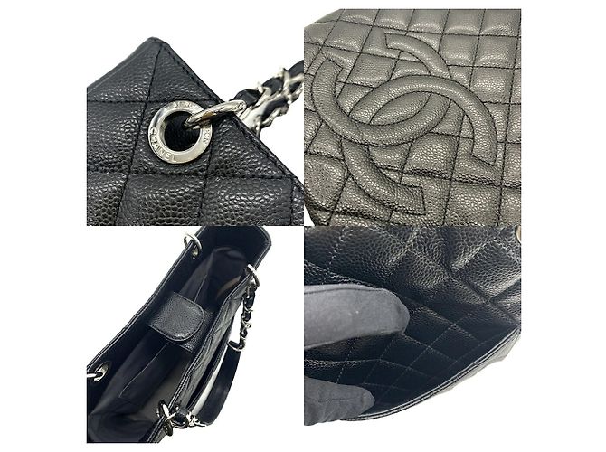 Borsa Tote Chanel Caviar Skin Coco Mark PST - vista 6