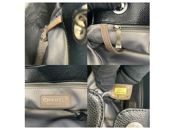 Borsa Tote Chanel Caviar Skin Coco Mark PST - vista 8