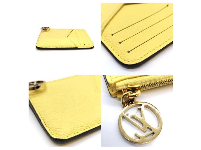 Louis Vuitton Monogram Empreinte Coin Purse Yellow - view 3