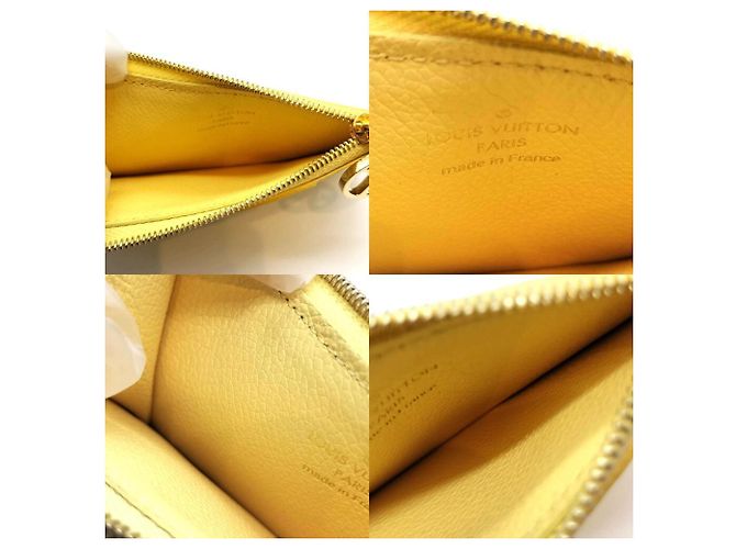 Louis Vuitton Monogram Empreinte Coin Purse Yellow - view 4