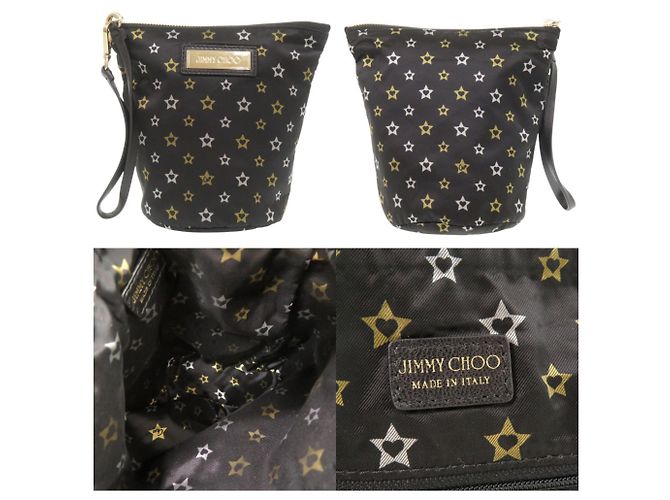 Borsa Tote Jimmy Choo in nylon nero - vista 8