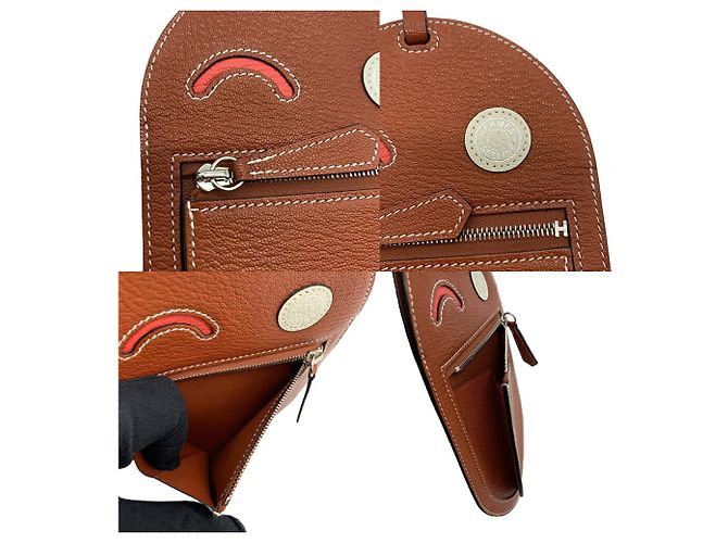 Hermès Hermes In the Loop To Go Wink GM Phone Case Pouch Marron - vue 4