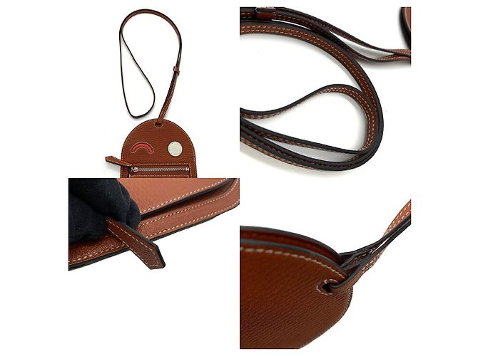 Hermès Hermes In the Loop To Go Wink GM Phone Case Pouch Marron - vue 5