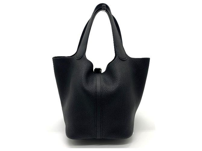 Hermès Bolso Hermes Picotin Lock MM Negro - vista 2