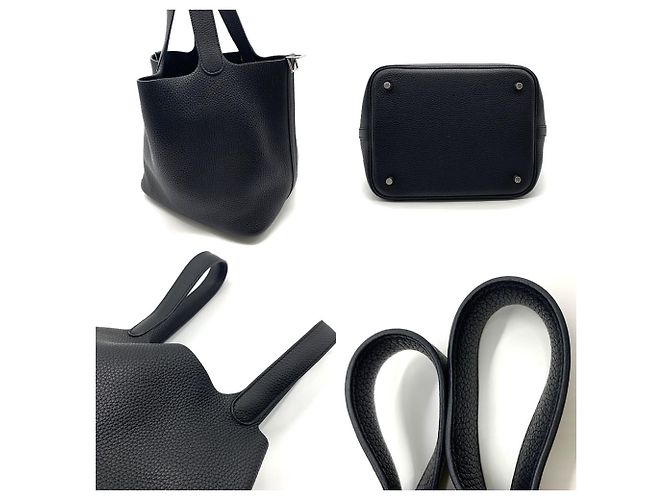 Hermès Bolso Hermes Picotin Lock MM Negro - vista 4